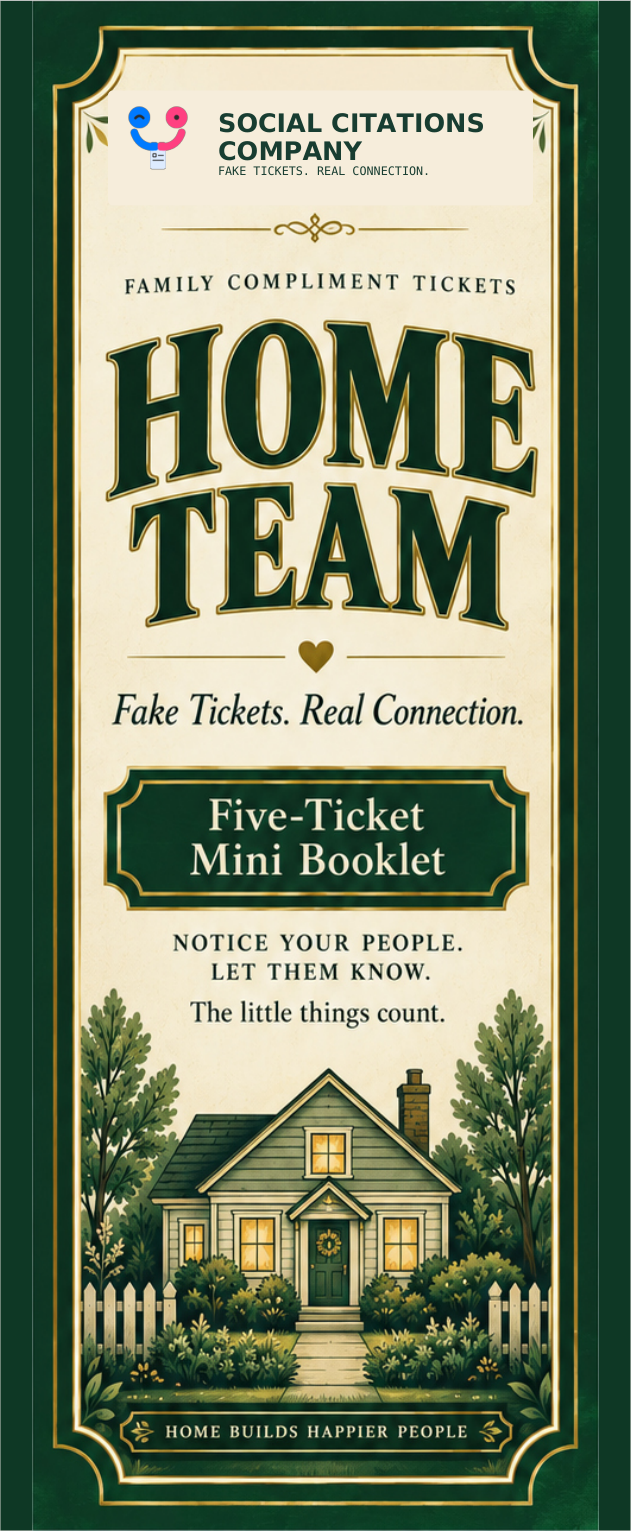 Home Team printed booklet cover